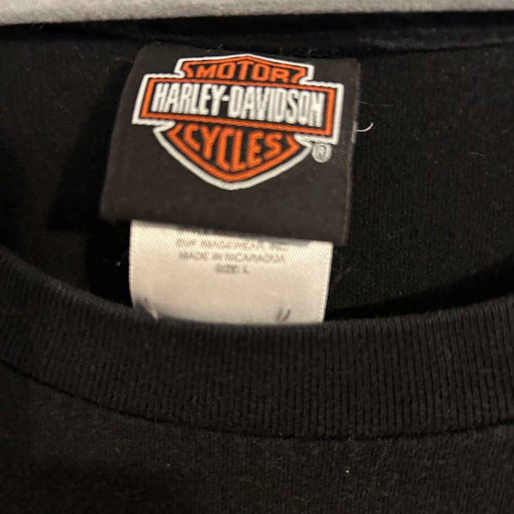 Redwood CA  Harley Davidson Large Vintage T Shirt = Great Condition - Picture 3 of 4